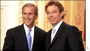 President Bush and Tony Blair