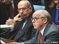 Hans Blix and Mohamed ElBaradei